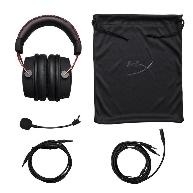 Hyperx Cloud Alpha Gaming Headset - Fekete/Piros (4P5L1AM#ABB)