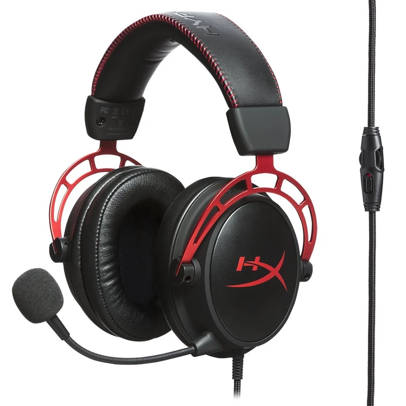 Hyperx Cloud Alpha Gaming Headset - Fekete/Piros (4P5L1AM#ABB)