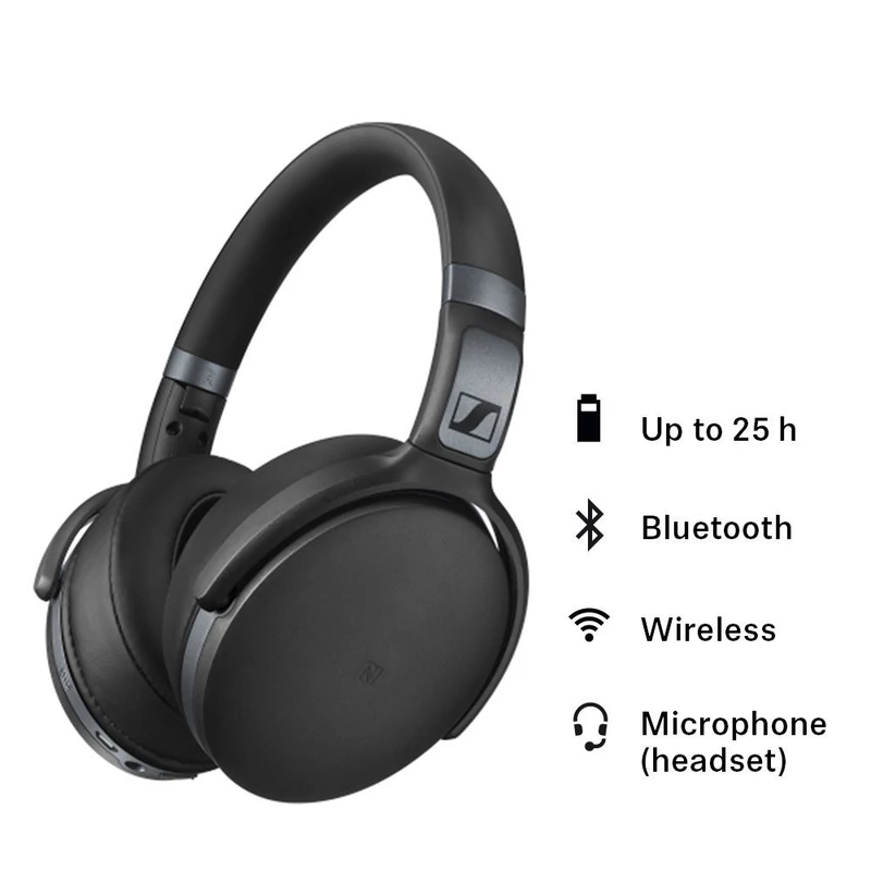 Sennheiser HD 4.40BT Wireless Bluetooth Headphone - Black (506782)