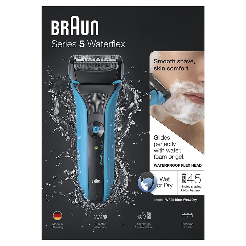 Braun Series 5 Waterflex WF2s borotva - Kék