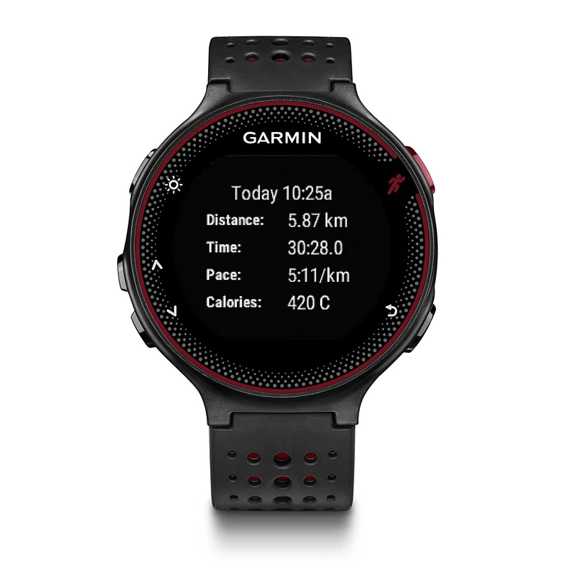 Garmin Forerunner 235 aktivitásmérő sportóra - Fekete/Vörös (010-03717-71)
