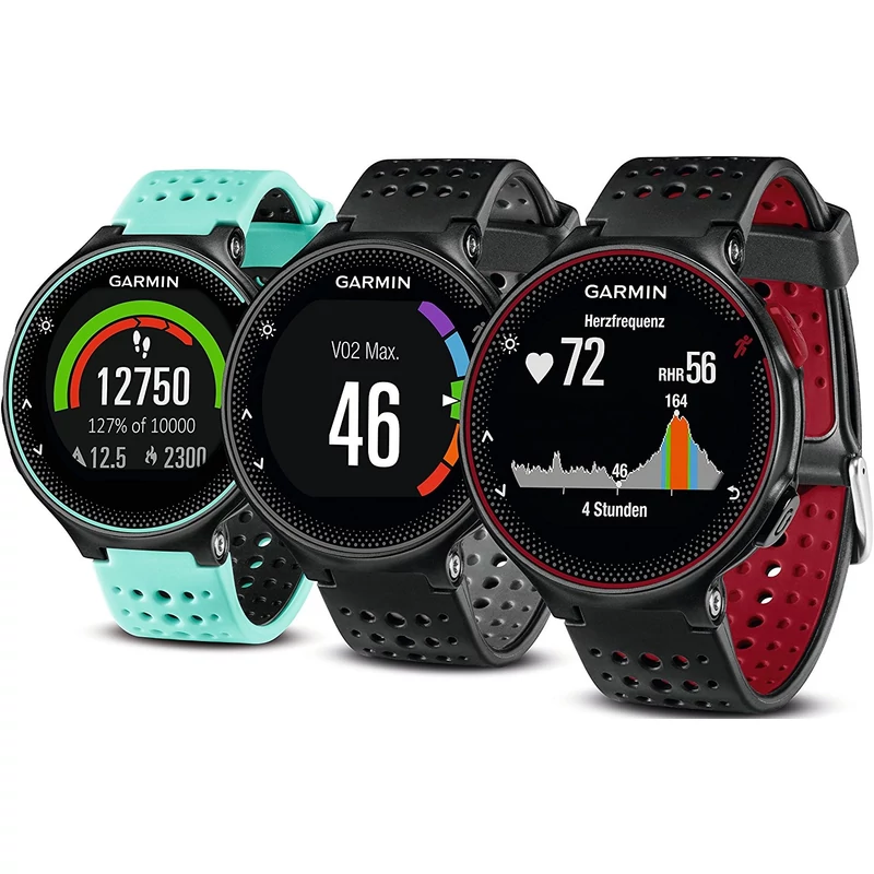 Garmin Forerunner 235 aktivitásmérő sportóra - Fekete/Vörös (010-03717-71)