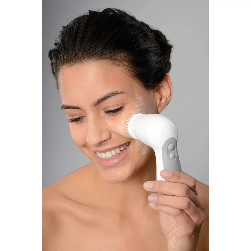 Braun Silk-épil 5 5329  epilátor, 40 csipesz, 2 sebességfokozat, Mosható - Fehér/Rózsaszín + Bőrradírózó kefe
