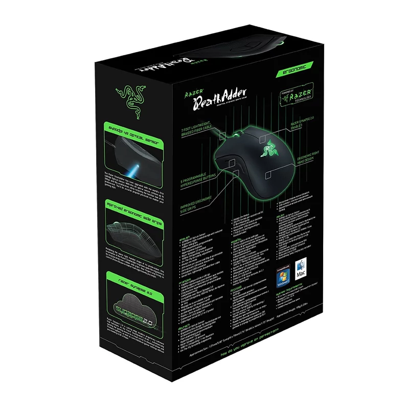 Razer DeathAdder 2013 vezetékes egér (RZ01-00840100-R3G1)