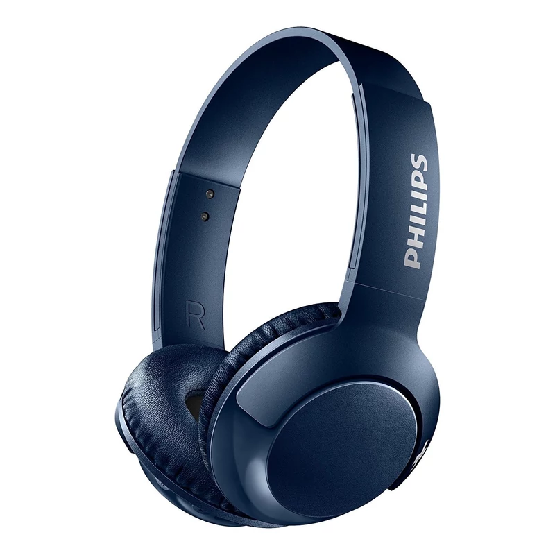 Philips Bass + Bluetooth Fejhallgató Kék (SHB3075BL)