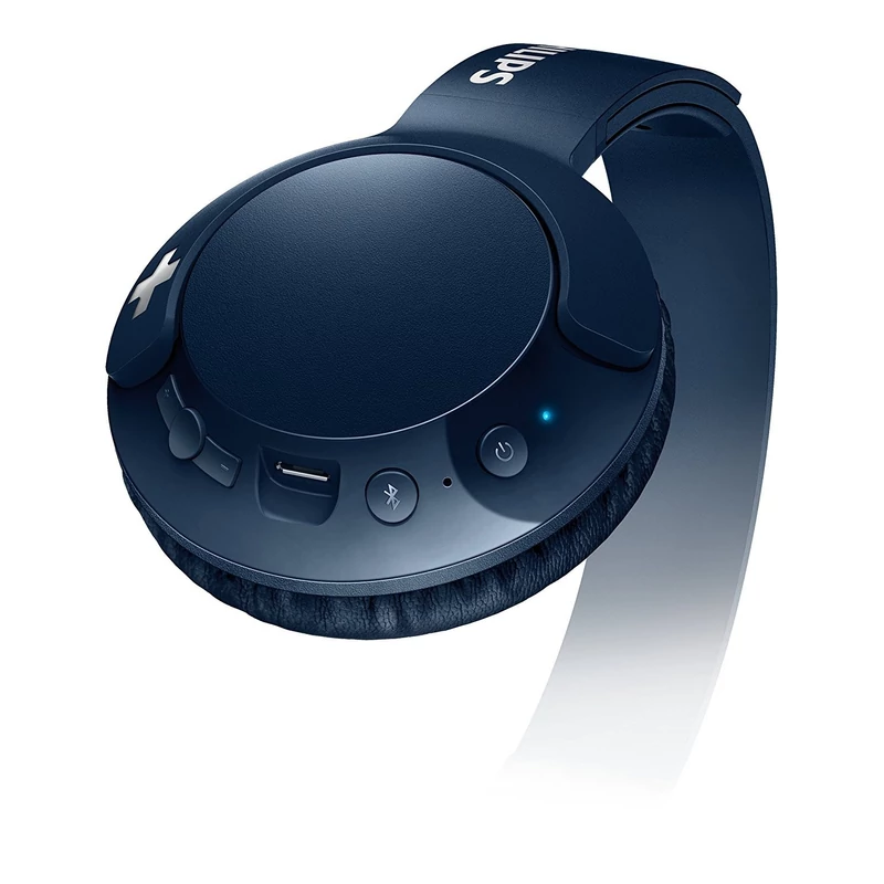 Philips Bass + Bluetooth Fejhallgató Kék (SHB3075BL)
