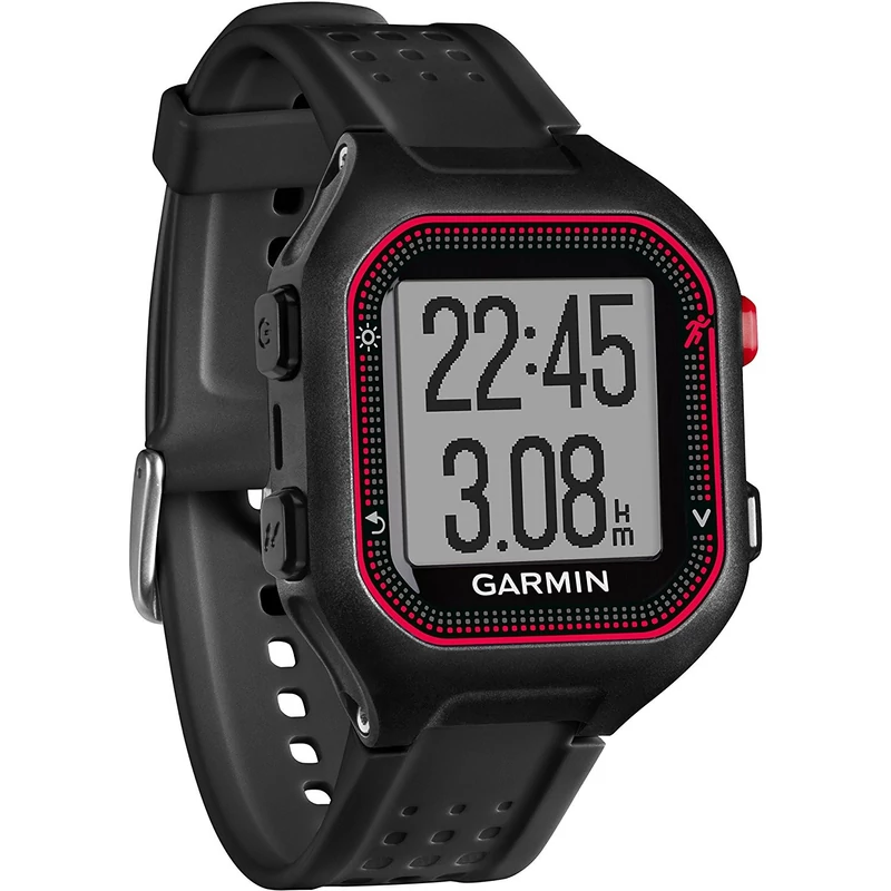 Garmin Forerunner 25 - Fekete/Piros (010-01353-10) 