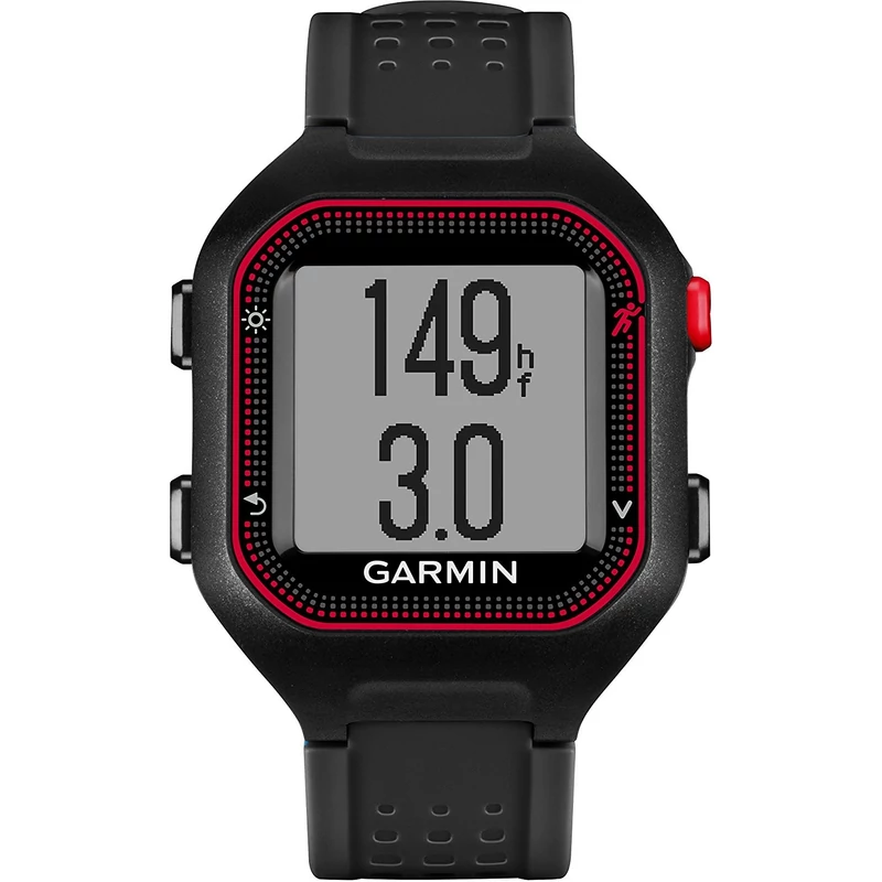Garmin Forerunner 25 - Fekete/Piros (010-01353-10) 