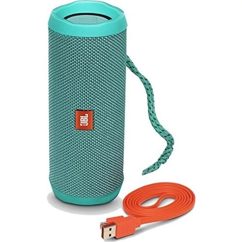 JBL FLIP 4 vízálló, hordozható bluetooth hangszóró - Türkiz kékes zöld