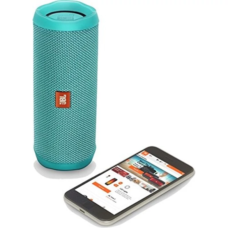JBL FLIP 4 vízálló, hordozható bluetooth hangszóró - Türkiz kékes zöld
