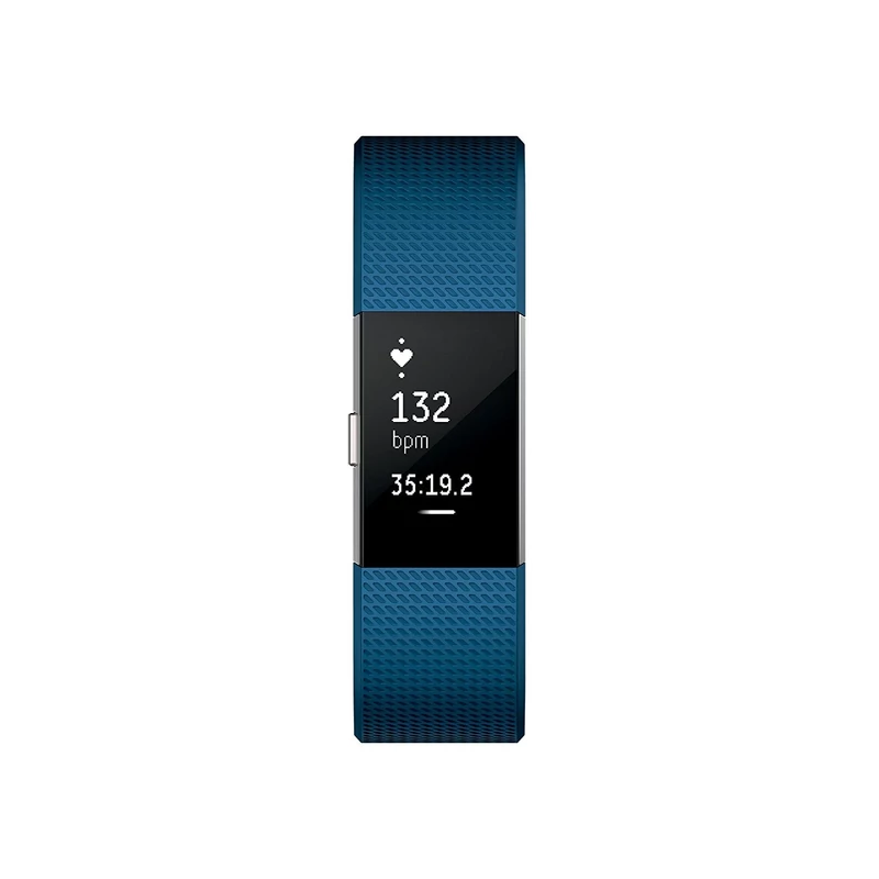 Fitbit Charge 2 aktivitásmérő, L-es méret - Kék