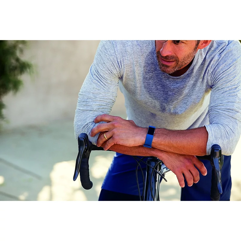 Fitbit Charge 2 aktivitásmérő, L-es méret - Kék