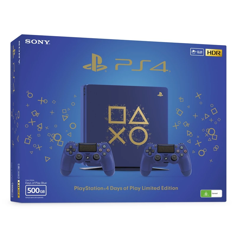 PlayStation 4 (PS4) Slim 500GB Days of Play Limited Edition