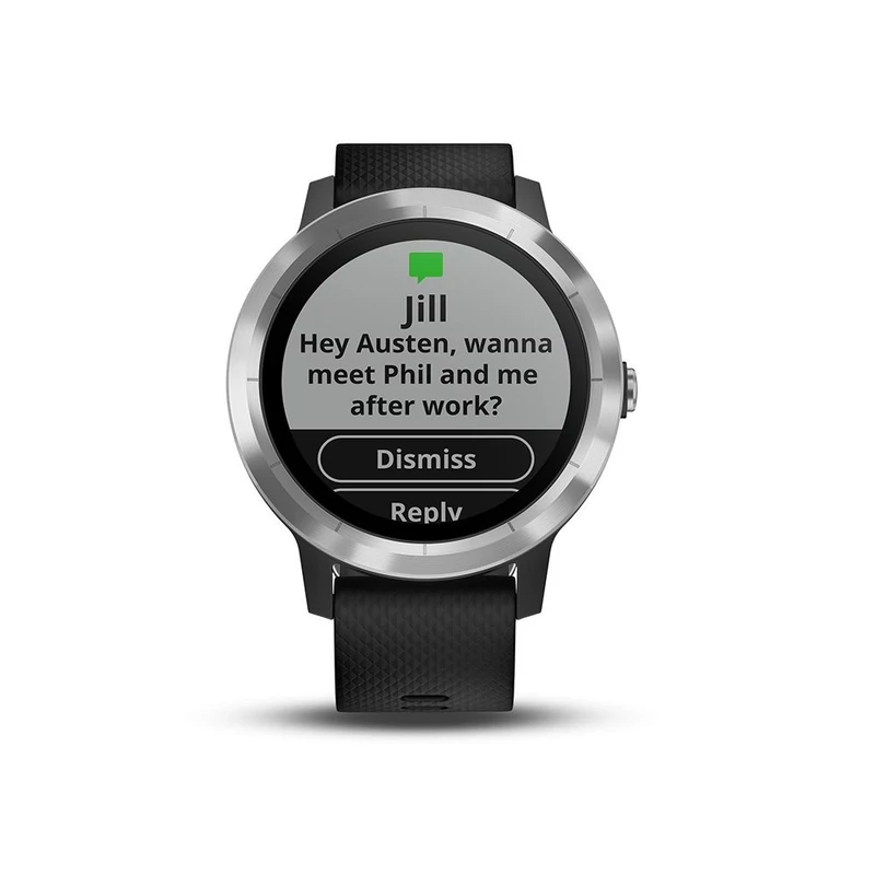 Garmin VívoActive 3 - Fekete/Ezüst (010-01769-00)