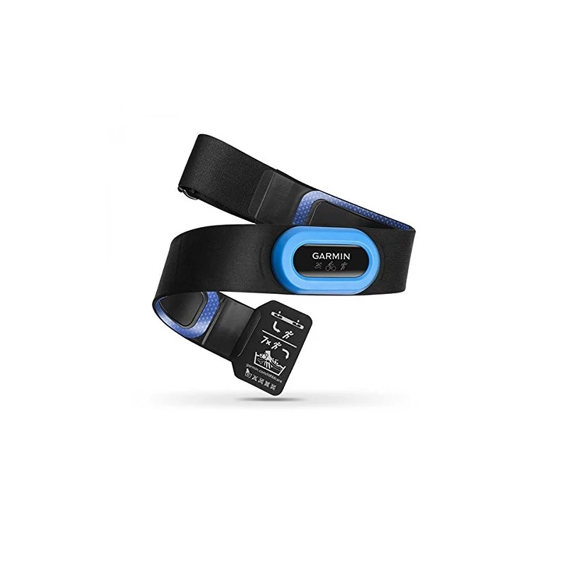 Garmin HRM-Tri mellkasi szívritmusmérő jeladó triatlonhoz - Fekete/Kék (010-10997-09)