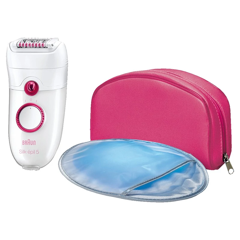 Braun Silk-épil 5 - 5185 Young Beauty láb epilátor - Fehér/Rózsaszín