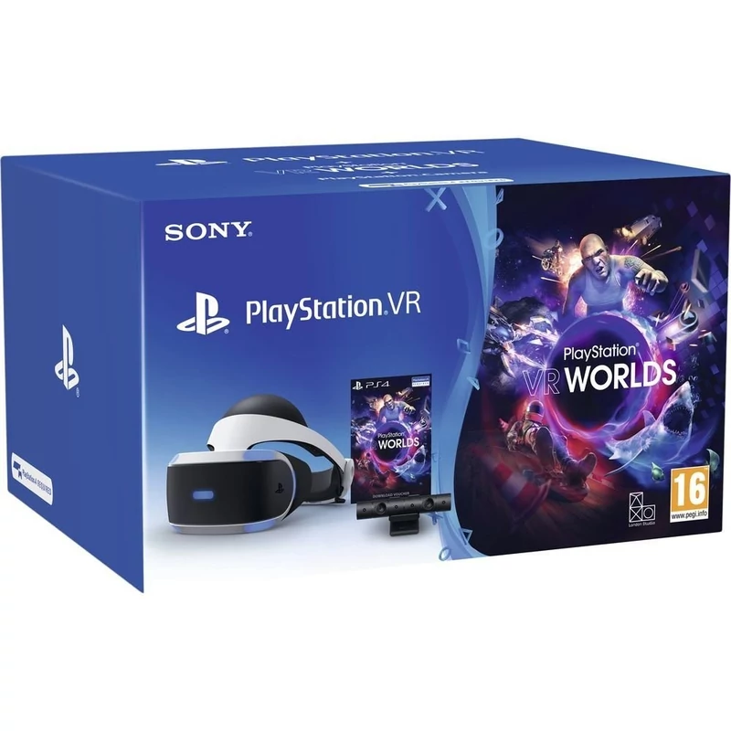 Sony Playstation VR + Playstation VR Worlds + Kamera (V2)