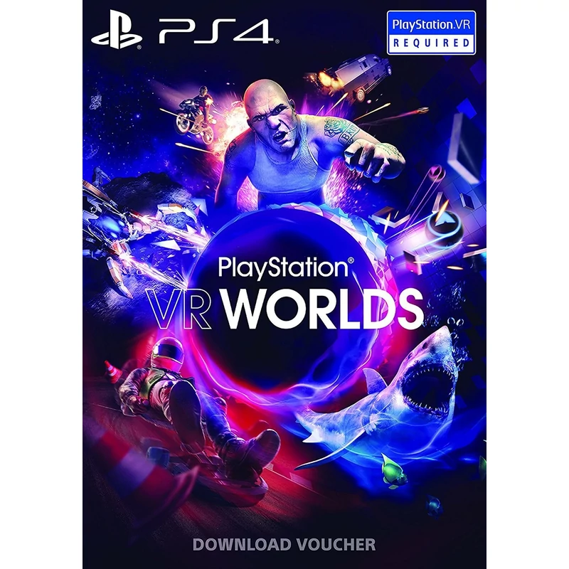 Sony Playstation VR + Playstation VR Worlds + Kamera (V2)