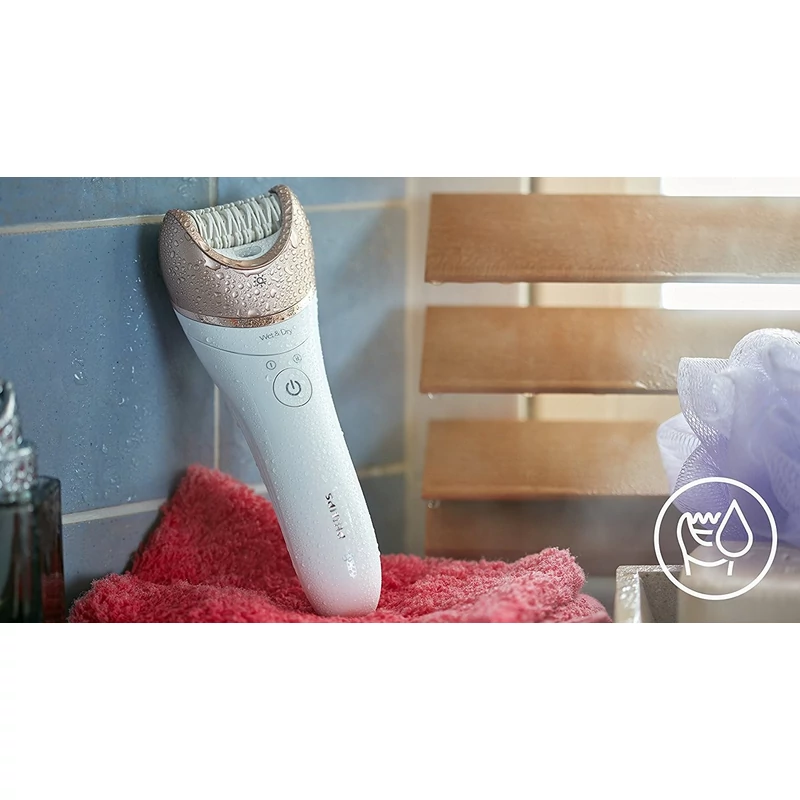 Philips BRE650/00 Satinelle Prestige nedves és száraz epilátor - Fehér/Rózsa arany