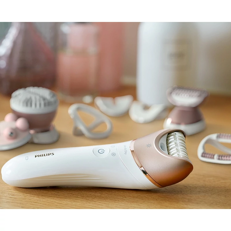 Philips BRE650/00 Satinelle Prestige nedves és száraz epilátor - Fehér/Rózsa arany