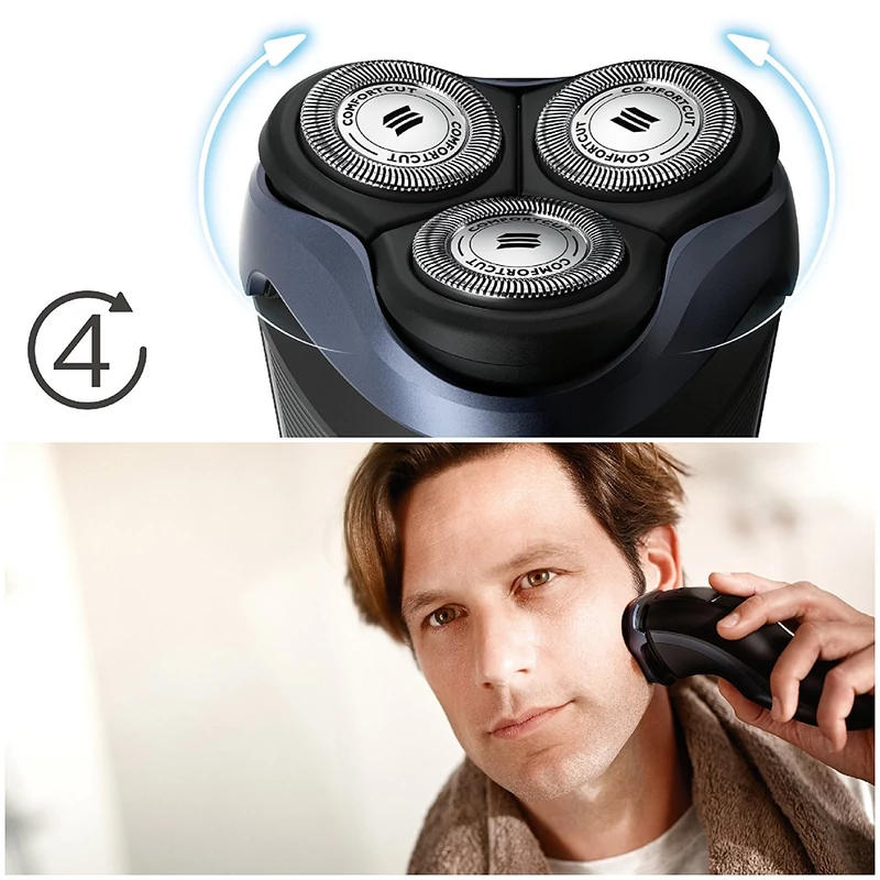 Philips S3530/06 Series 3000 száraz elektromos borotva - Fekete