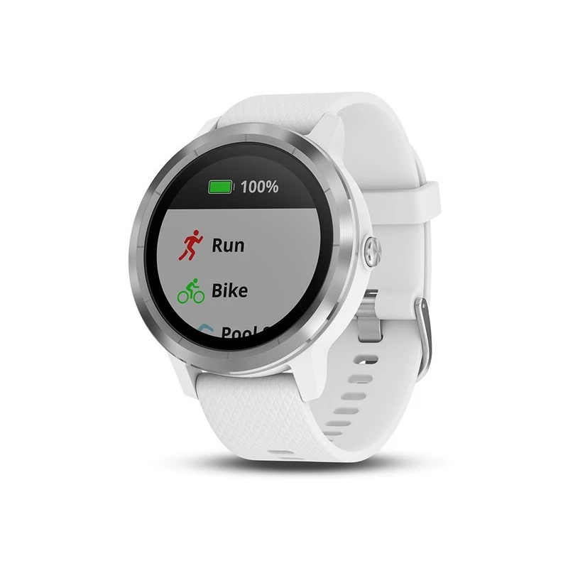 Garmin VívoActive 3 okosóra - Fehér/Ezüst (010-01769-20)