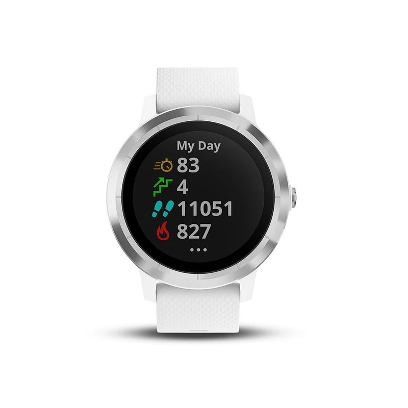 Garmin VívoActive 3 okosóra - Fehér/Ezüst (010-01769-20)