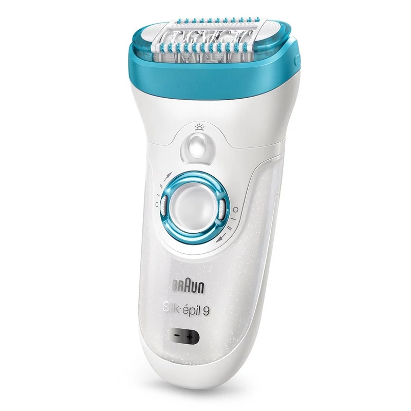 Braun Silk-épil 9 9-558 Bonus edition Wet&Dry vezeték nélküli epilátor 5 extrával + Arcepilátorral - Fehér/Türkiz (SE9558)