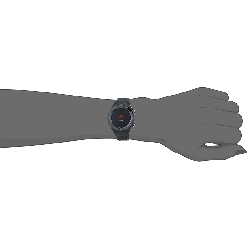 Huawei Watch W2 4G LTE  Okosóra, Carbon Black Sport Szíj