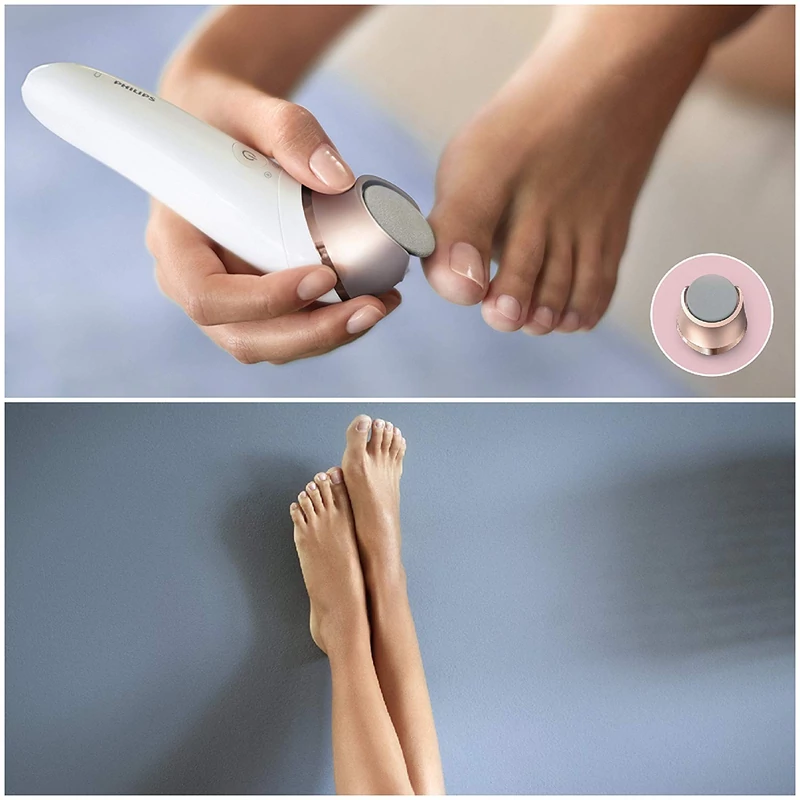 Philips BRE652/00 Satinelle Prestige nedves és száraz epilátor - Fehér/Rózsa arany