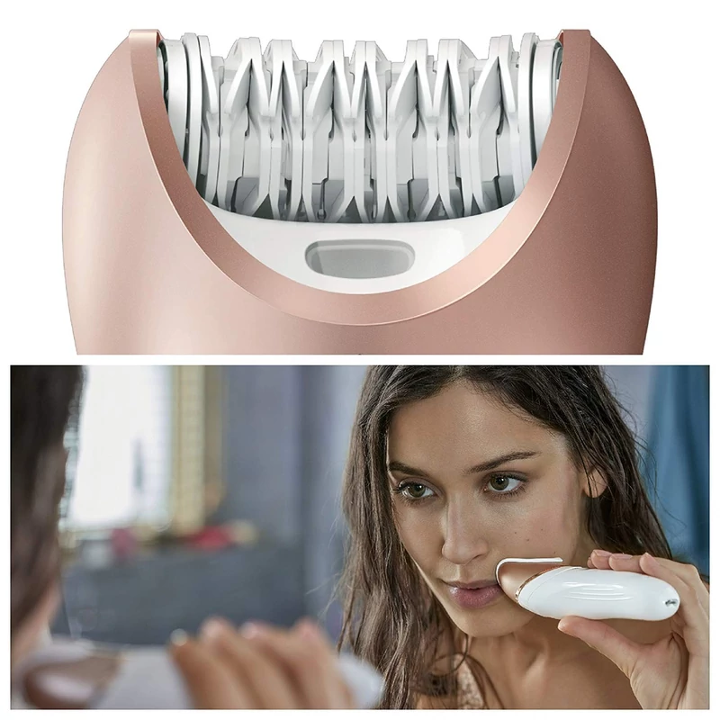 Philips BRE652/00 Satinelle Prestige nedves és száraz epilátor - Fehér/Rózsa arany