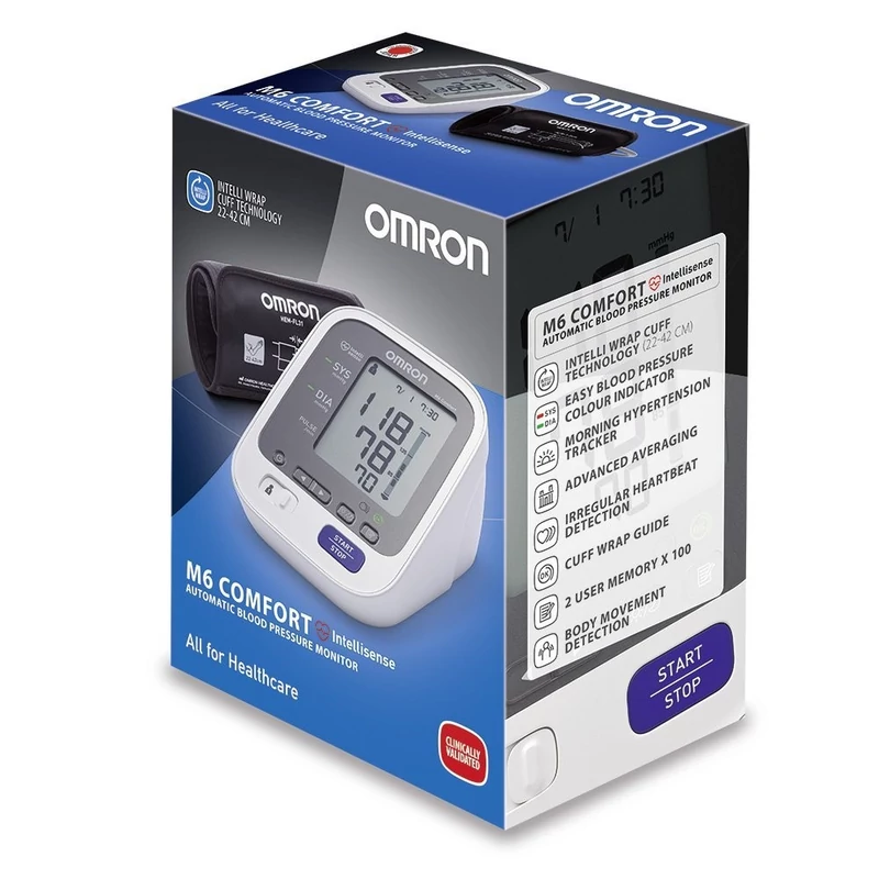 Omron M6 Comfort Intellisense - Automata felkaros vérnyomásmérő (HEM-7321-E)