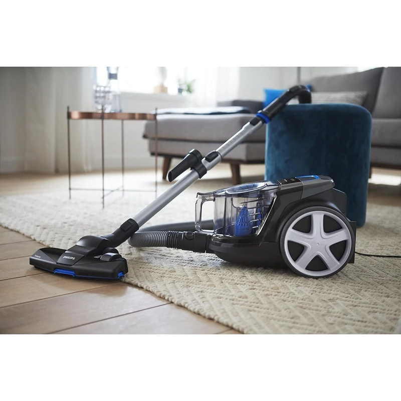 Philips FC9331/09 PowerPro Compact porzsák nélküli porszívó - Fekete/Kék/Ezüst
