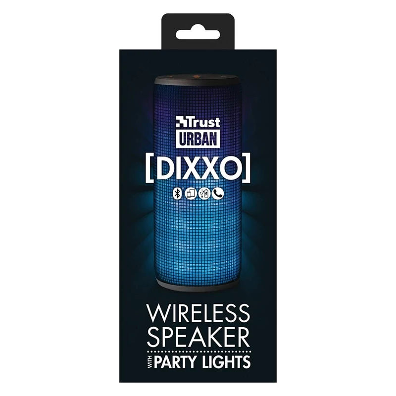 Trust Dixxo Bluetooth hordozható hangszóró - Szürke (20419) 