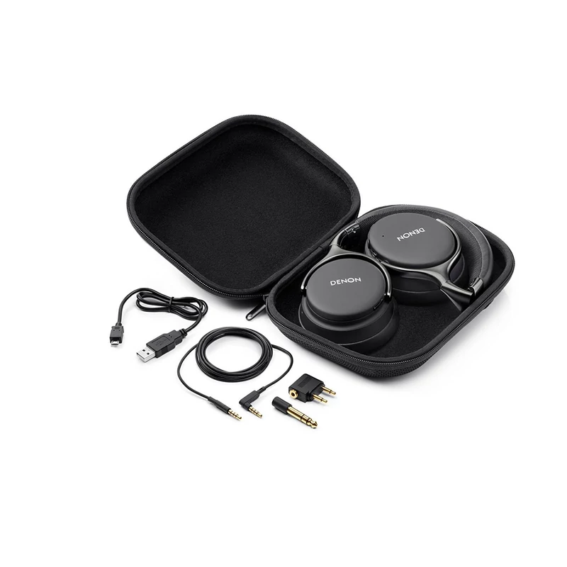 Denon AH-GC20 Bluetooth zajszűrős fejhallgató - Fekete