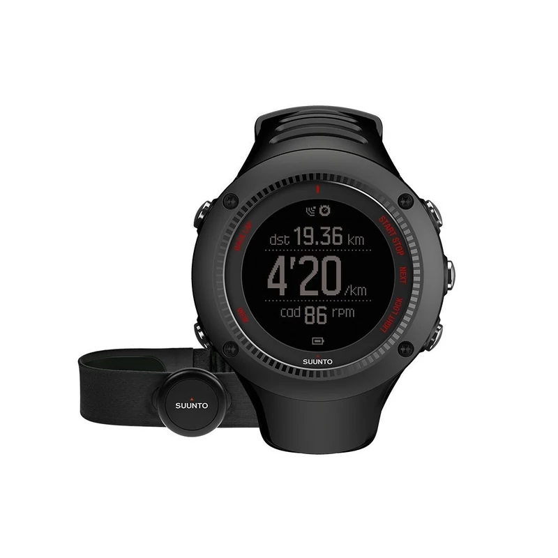 Suunto Ambit3 Run HR sportóra + pulzusmérő öv - Fekete