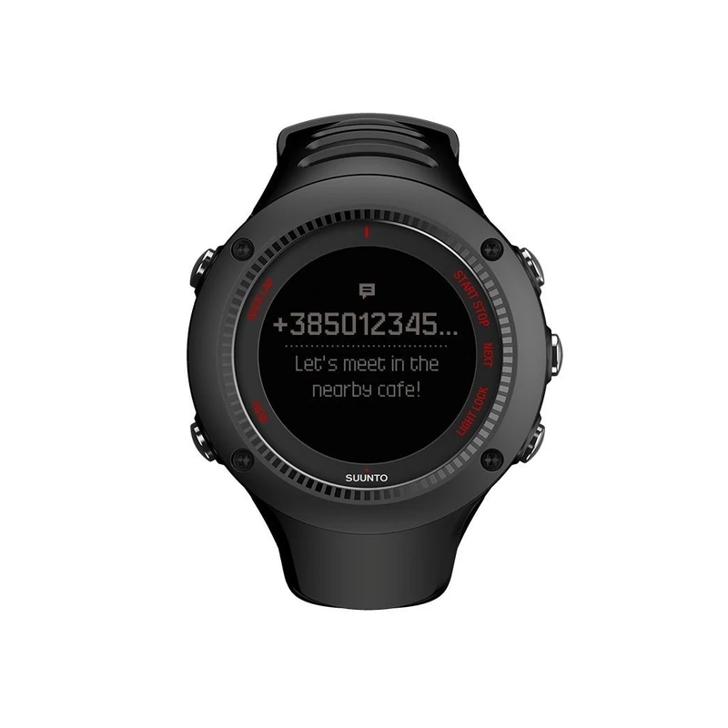 Suunto Ambit3 Run HR sportóra + pulzusmérő öv - Fekete