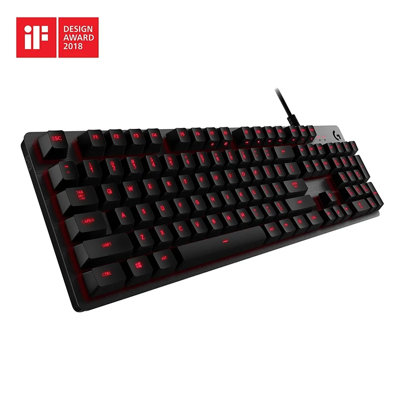 Logitech G413 Carbon háttérvilágításos mechanikus billentyűzet, Angol kiosztás - Fekete (920-008308)