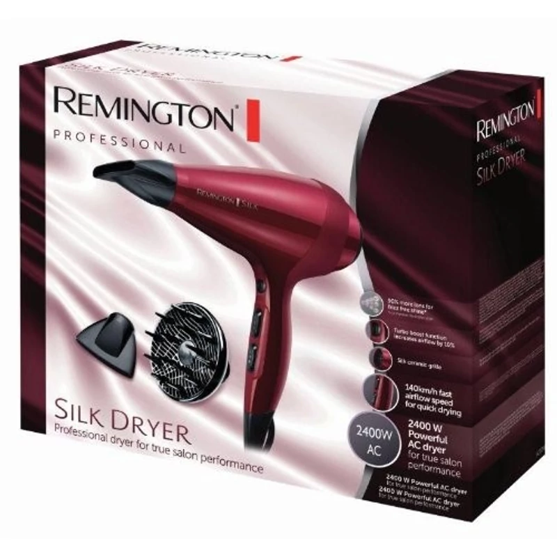 Remington AC9096 Silk hajszárító - Piros