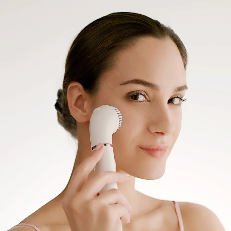 Braun FaceSpa Pro 912 Arcepilátor és arctisztító + 3 kiegészítő - Fehér/Bronz