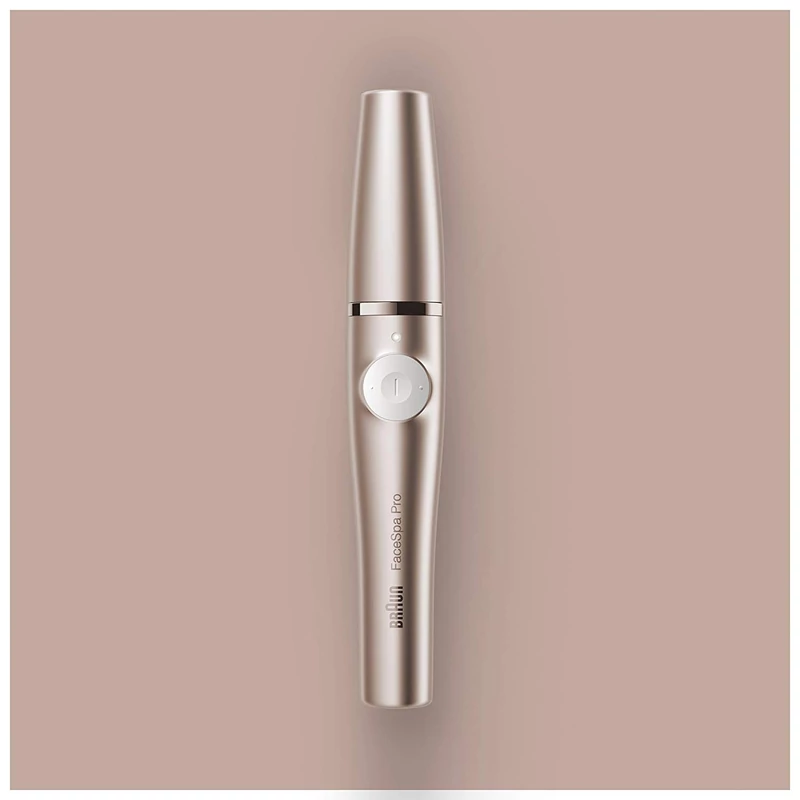 Braun FaceSpa Pro 921 Arcepilátor és arctisztító + 4 kiegészítő - Bronz