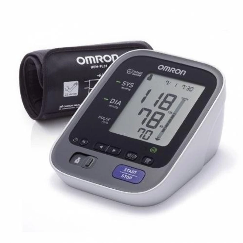 Omron M7 Intelli IT Intellisense automata felkaros okos vérnyomásmérő, Bluetooth adatátvitellel