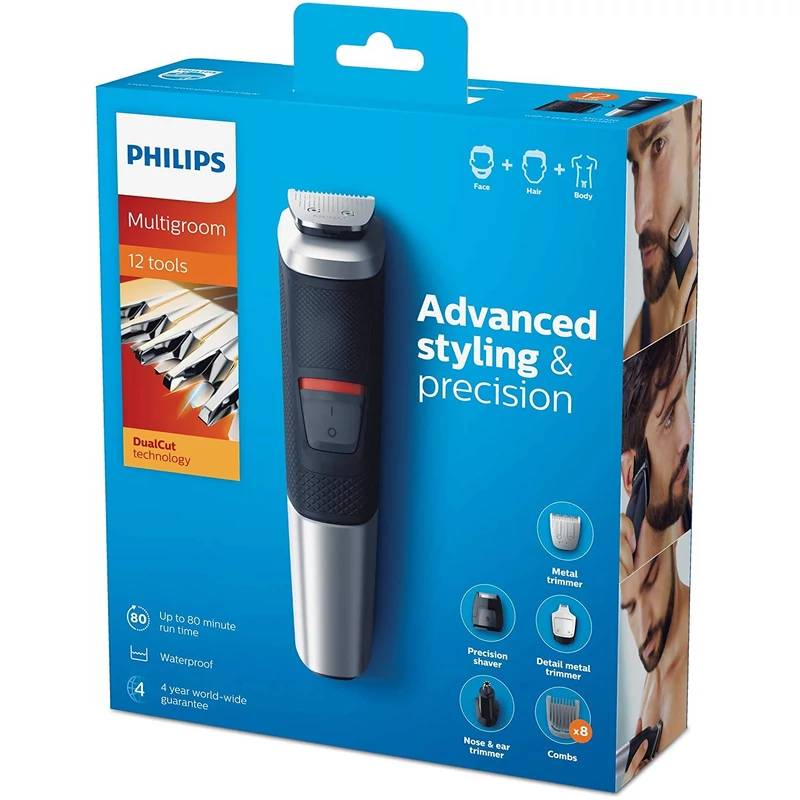 Philips MG5740/15 Multigroom series 5000 12 az 1-ben, arcra, hajra és testre