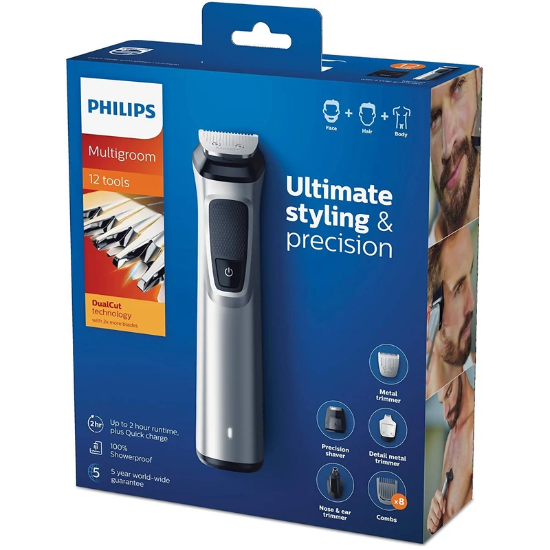 Philips MG5740/15 Multigroom series 5000 12 az 1-ben, arcra, hajra és testre