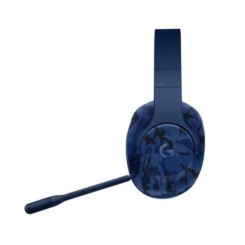Logitech G433 7.1 Vezetékes Headset - Camo Kék (981-000688)