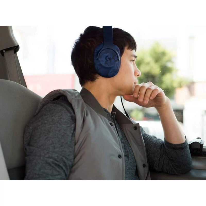 Logitech G433 7.1 Vezetékes Headset - Camo Kék (981-000688)