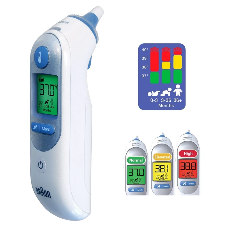 Braun IRT 6520 ThermoScan 7 infravörös fülhőmérő - Fehér