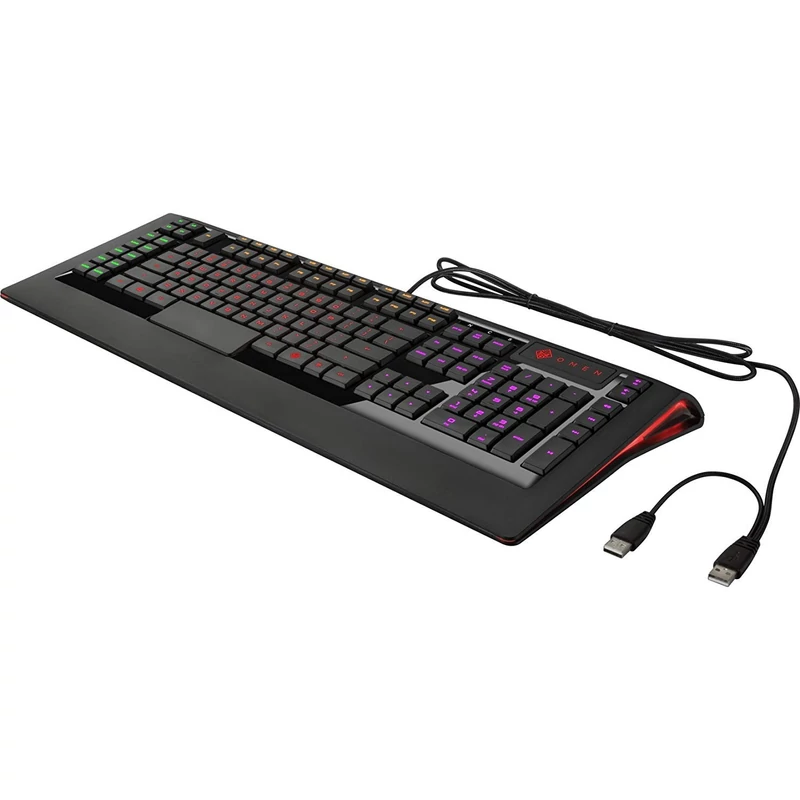 HP Omen by SteelSeries Apex 350 Gamer billentyűzet, US - Fekete (X7Z97AA)