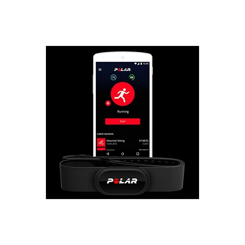 Polar H10 Heart Rate Sensor mellkasi jeladó - Fekete (XS-S méret)