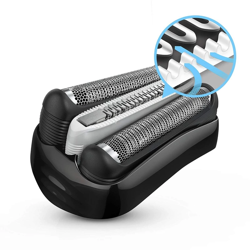 Braun Series 3 3080S ProSkin Wet & Dry borotva + töltőállvány - Fekete/Kék